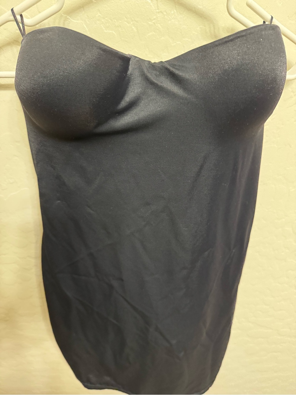 Flexees by Maidenform Black Strapless Shaper Dress Slip 36D Style 3741 - Picture 3 of 5